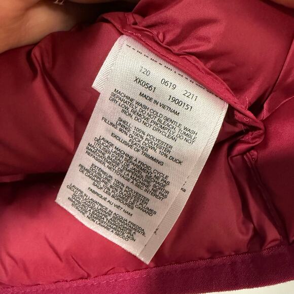 Columbia Women's Down Puffer Jacket McKay Lake Pink Full Zip XL - Picture 4 of 8